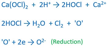 bleaching process of bleaching powder