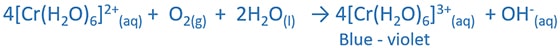 chromium +2 oxidizing