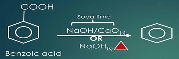 benzene from benzoic acid