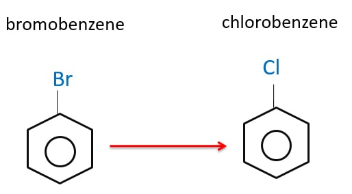 what is bromobenezene and chlorobenzene