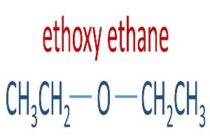 ethoxyethane | diethyl ether molecule