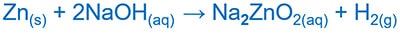 Zn + NaOH amphoteric behavior