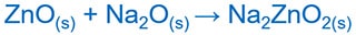 ZnO + Na2O reaction