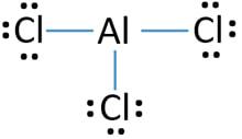 lewis dot structure for alcl3