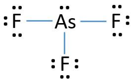 Arsenic trifluoride - AsF3 Lewis Structure