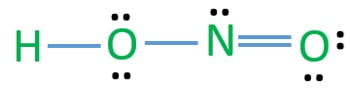 HNO2 lewis structure.