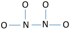 Lewis Structure Of N2o4 Dinitrogen Tetroxide Drawing Steps